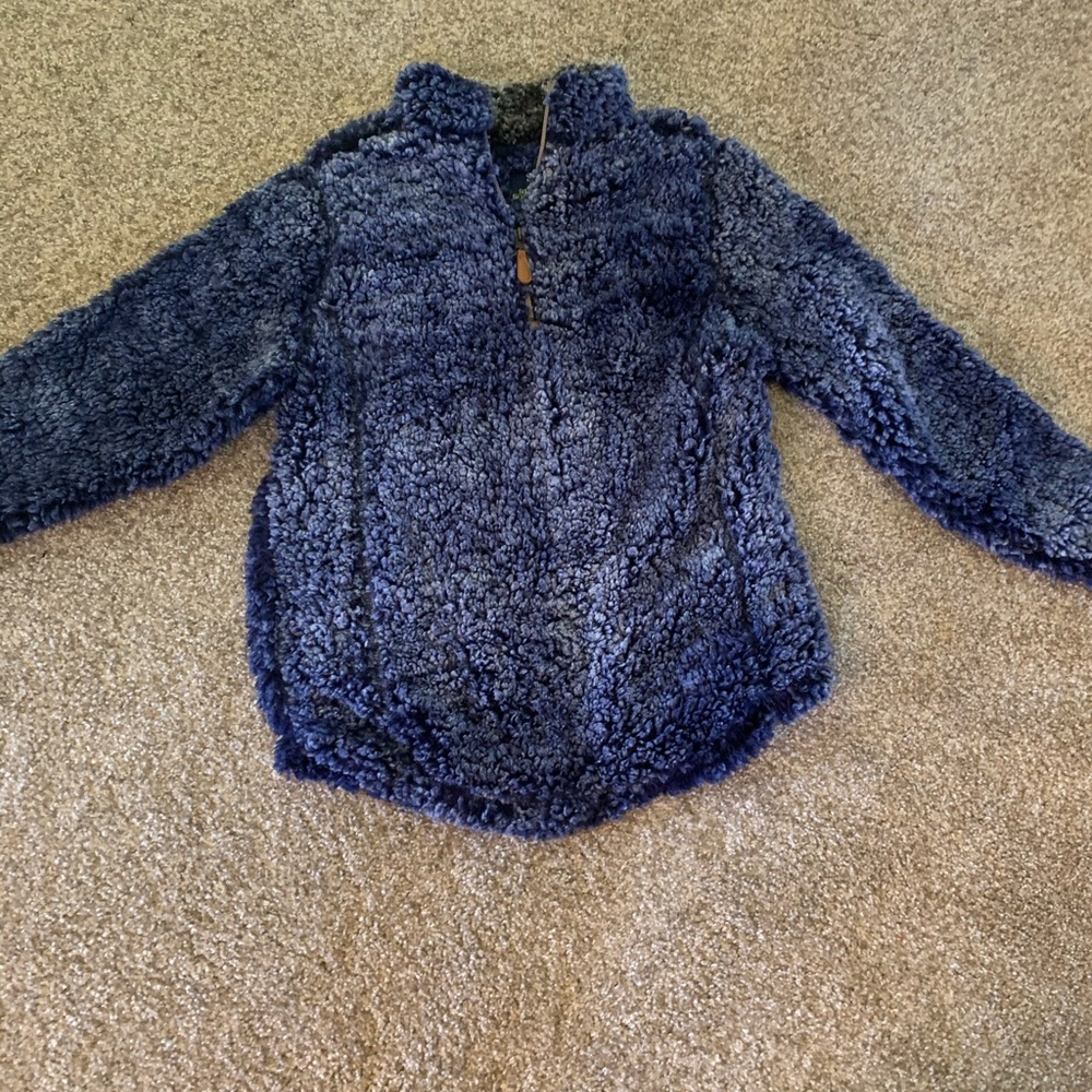 Blue Sherpa sweatshirt